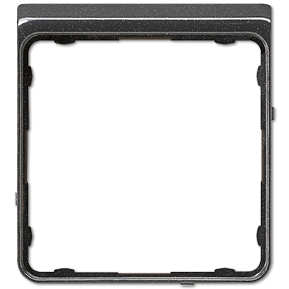 Внешняя рамка JUNG CD 500, черный металлик, CDP82SWM