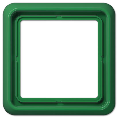 Рамка 1 пост JUNG CD 500, зеленый, CD581GN