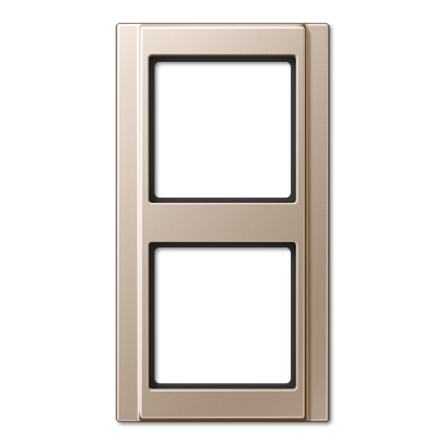 Рамка 2 поста JUNG A 500, шампань, A582CH