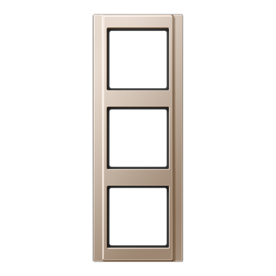 Рамка 3 поста JUNG A 500, шампань, A583CH