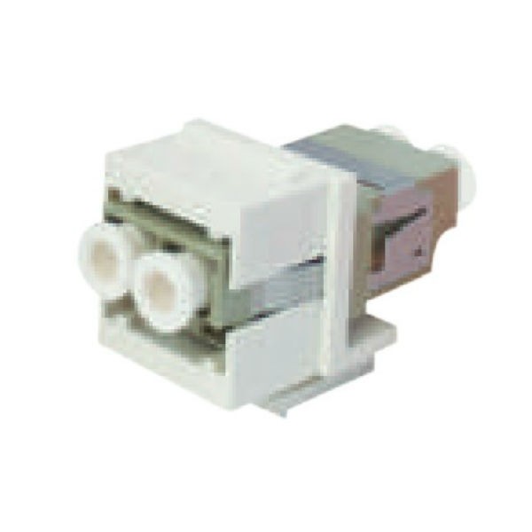 Коннектор для оптоволокна безфланцевый 1xLC FEDE коллекции Fede, белый, FD-2D2/LC
