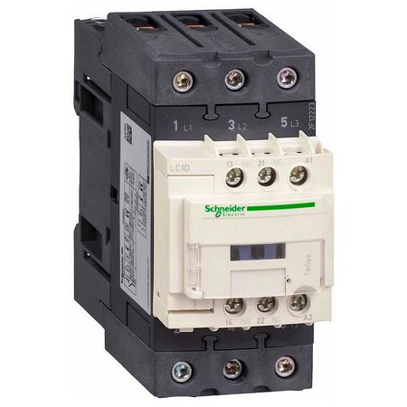 Контактор Schneider Electric TeSys LC1D EVERLINK 3P 50А 400/24В AC 22кВт, LC1D50AU7TQ