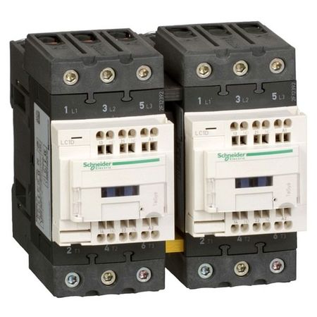 Реверсивный контактор Schneider Electric TeSys LC2D EVERLINK 3P 40А 440/600В AC 18.5кВт, LC2D40A3X7