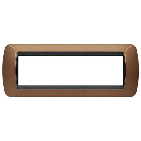 Рамка 7 модулей BTicino LIVING LIGHT, окисленная бронза, L4807BO