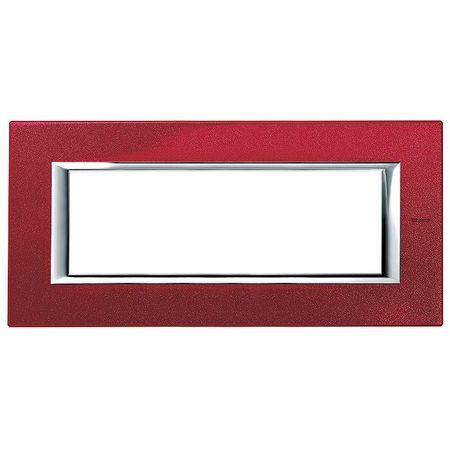Рамка 6 модулей BTicino AXOLUTE, рубин, HA4806RC