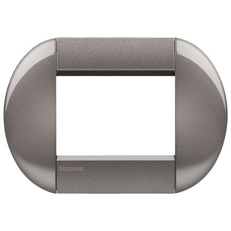 Рамка 3 модуля BTicino LIVING LIGHT, горизонтальная, коралловый, LNB4803TG