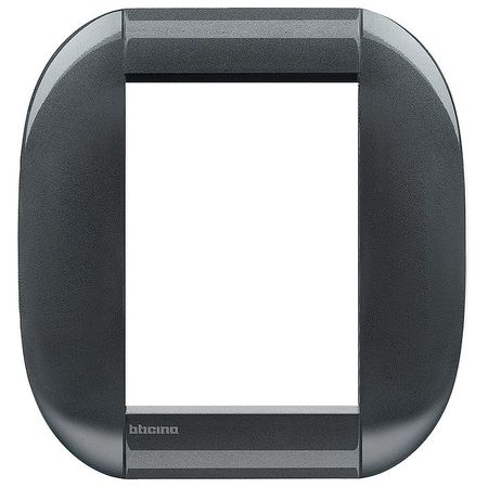 Рамка 3+3 модуля BTicino LIVING LIGHT, горизонтальная, стальной, LNB4826AC