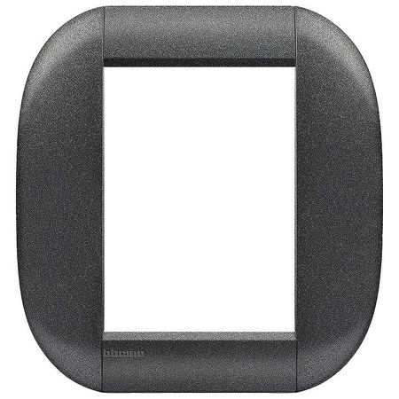Рамка 3+3 модуля BTicino LIVING LIGHT, горизонтальная, графит, LNB4826GF