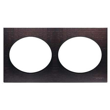 Рамка 2 поста ABB TACTO, горизонтальная, венге, 5572.1 WG