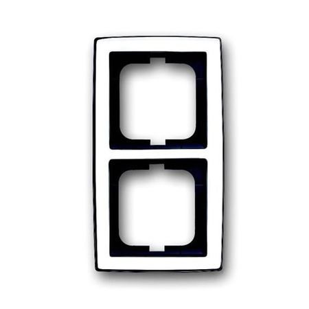 Рамка 2 поста ABB SOLO, хром глянцевый, 1754-0-4327