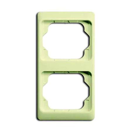 Рамка 2 поста ABB ALPHA EXCLUSIVE, вертикальная, слоновая кость, 1754-0-3864