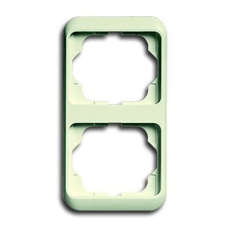 Рамка 2 поста ABB ALPHA NEA, вертикальная, слоновая кость, 1732-22G, 1754-0-3757