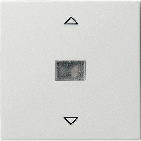 Клавиша для жалюзийного выключателя Gira SYSTEM 55, белый глянцевый, 082003