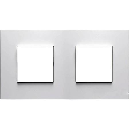 Рамка 2 поста ABB ZENIT, альпийский белый, N2272.1 BL, 2CLA227210N1101