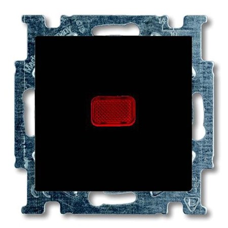 Выключатель 1-клавишный кнопочный ABB BASIC55, château-black, 2026 UCN-95-507, 2CKA001413A1096