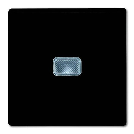 Выключатель 1-клавишный ABB BASIC55 с подсветкой, château-black, 2006//1 UCGL-95-507, 2CKA001012A2175