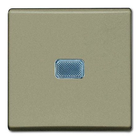 Выключатель 1-клавишный ABB BASIC55 с подсветкой, шампань, 2006//1 UCGL-93, 2CKA001012A2165