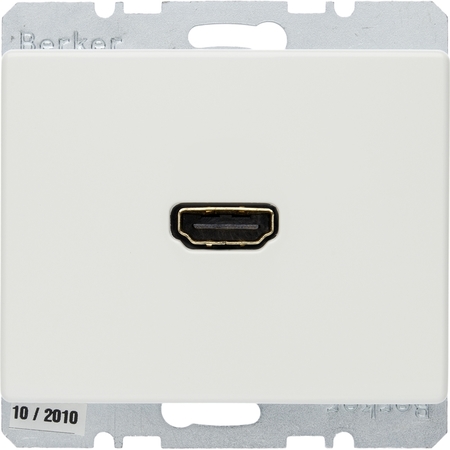 Розетка HDMI Berker ARSYS, белый, 3315420069