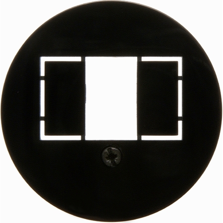 Накладка на розетку USB Berker 1930, черный блестящий, 104001