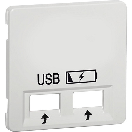 Накладка на розетку USB PEHA by Honeywell AURA, алюминий, 239073