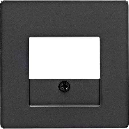 Накладка на розетку USB Berker, черный бархат, 10336086