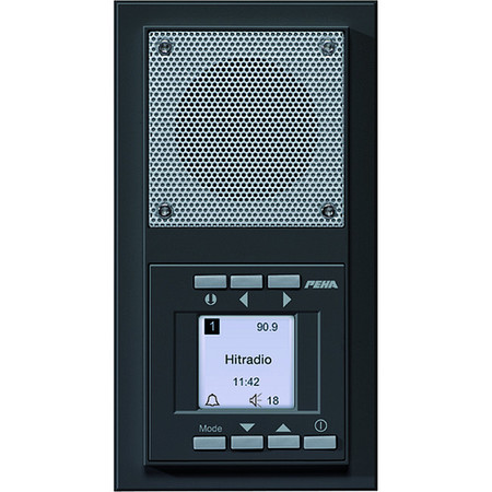 Цифровое FM-радио PEHA by Honeywell AURA, антрацит, 174813