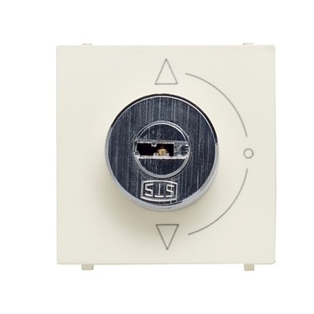 Выключатель поворотный с ключом ABB ZENIT, альпийский белый, N2253 BL, 2CLA225300N1101