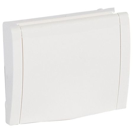 Накладка на розетку Legrand GALEA LIFE, с заземлением, со шторками, с крышкой, белый, 777022