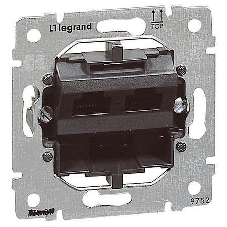 Механизм розетки 2xRJ45 Cat.5 Legrand GALEA LIFE, 775762