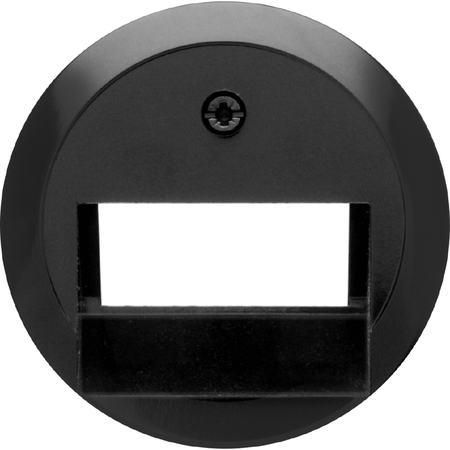 Накладка на розетку информационную Berker 1930, черный блестящий, 140901