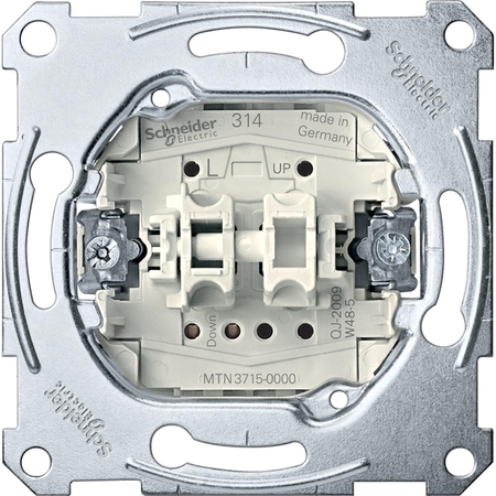 Механизм выключателя для жалюзи Schneider Electric Коллекции Merten, MTN3715-0000
