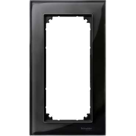 Рамка 2 поста Schneider Electric MERTEN M-ELEGANCE, черный оникс, MTN404803
