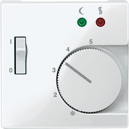 Накладка на термостат Schneider Electric MERTEN SYSTEM M, полярно-белый, MTN534919