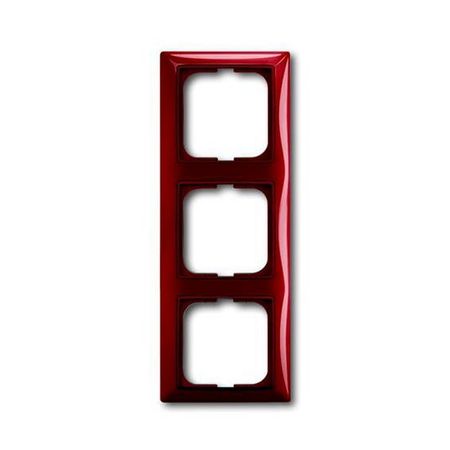 Рамка 3 поста ABB BASIC55, foyer-red, 2513-97-507, 2CKA001725A1518
