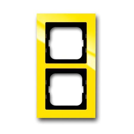 Рамка 2 поста ABB BUSCH-AXCENT, желтый, 1722-285, 2CKA001754A4335