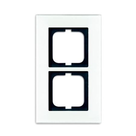 Рамка 2 поста ABB CARAT, белый, 1722-811, 2CKA001754A4443