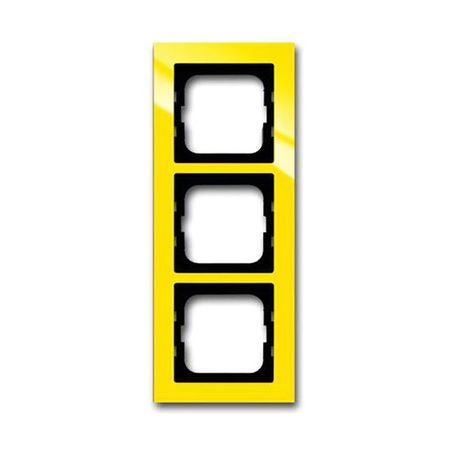 Рамка 3 поста ABB BUSCH-AXCENT, желтый, 1723-285, 2CKA001754A4336