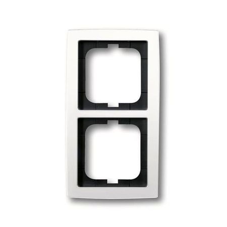 Рамка 2 поста ABB SOLO, альпийский белый, 1722-84-500, 2CKA001754A4539