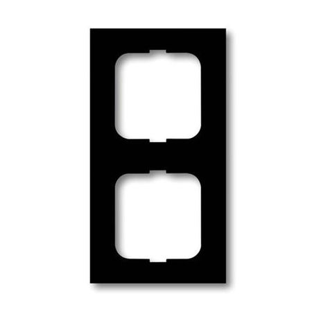 Рамка 2 поста ABB FUTURE LINEAR, антрацит, 1722-181K, 2CKA001754A4241