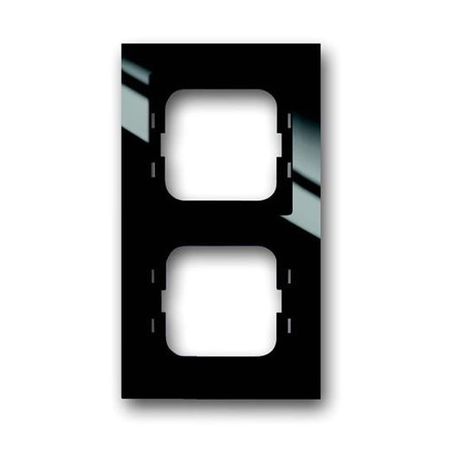 Рамка 2 поста ABB BUSCH-AXCENT, черный, 1722-281//11, 2CKA001753A4127