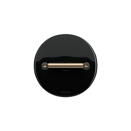 Накладка на поворотный выключатель Fontini DO, черный фарфор, 34968032