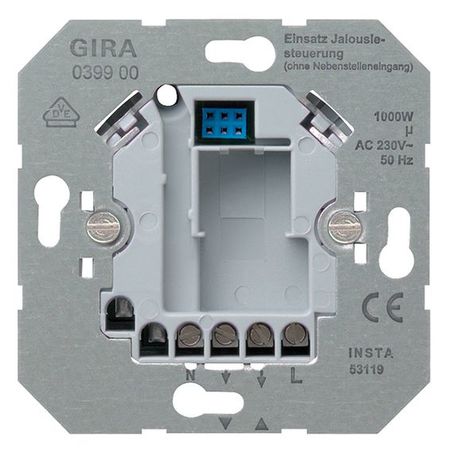 Механизм выключателя для жалюзи Gira Коллекции GIRA, 039900