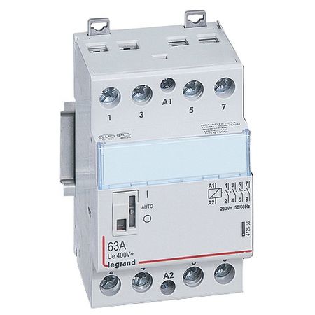 Модульный контактор Legrand CX³ 4P 63А 400/230В AC, 412556
