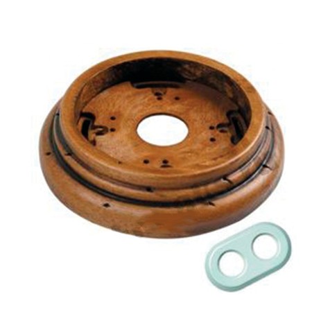 Рамка 2 поста Fontini, темно-коричневый, 30842212