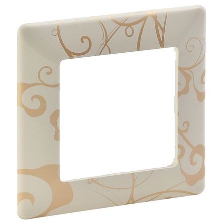 Рамка 1 пост Legrand VALENA LIFE, ампир бежевый, 754111