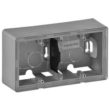 Рамка 2 поста Legrand VALENA LIFE, алюминий, 754212