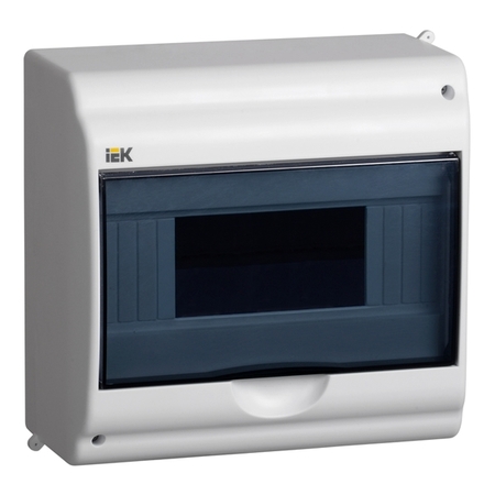 Распределительный шкаф IEK КМПн, 9 мод., IP31, навесной, пластик, дверь, MKP42-N-09-31-01