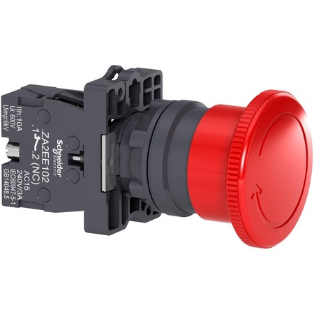 Кнопка Schneider Electric Thorsman 40 мм, IP66, Красный, XA2ES542