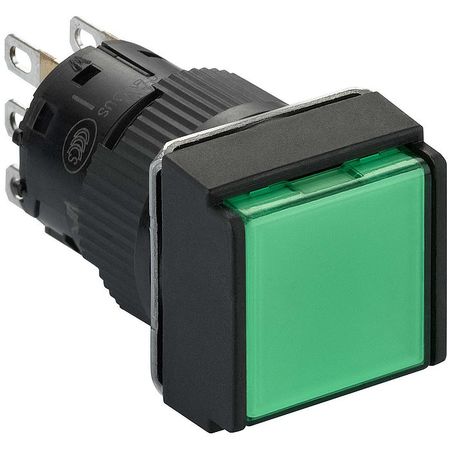 Кнопка Schneider Electric Harmony 16 мм, 12В, IP65, Зеленый, XB6ECW3J1P