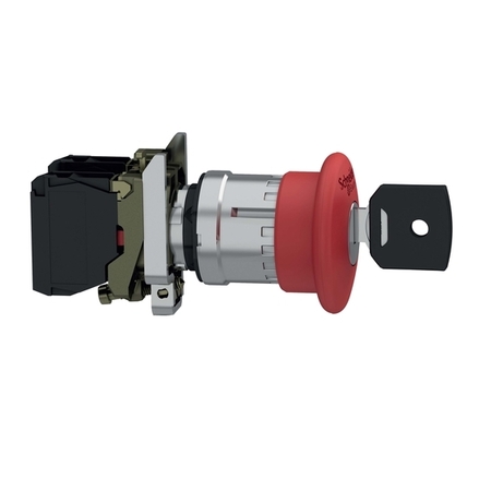 Кнопка Schneider Electric Harmony 22 мм, IP66, Красный, XB4BS9442